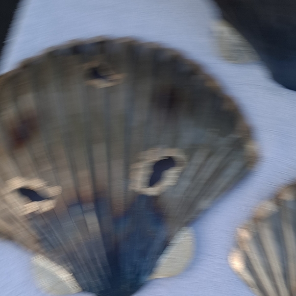 Decorative  Metal Shell Wall Art Set - Picture 4 of 8